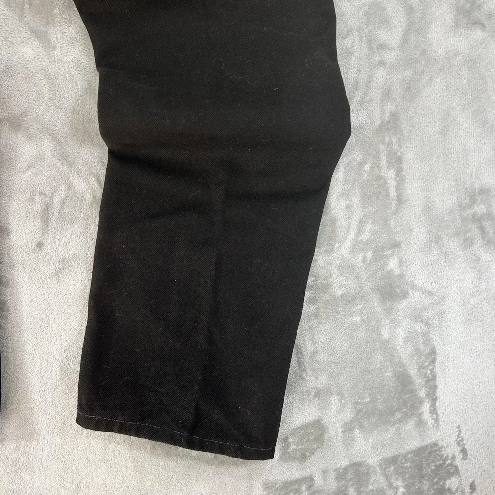 Levi's 505 Jeans Mens 38x30 Black Dark Wash Regular Straight Denim Pants